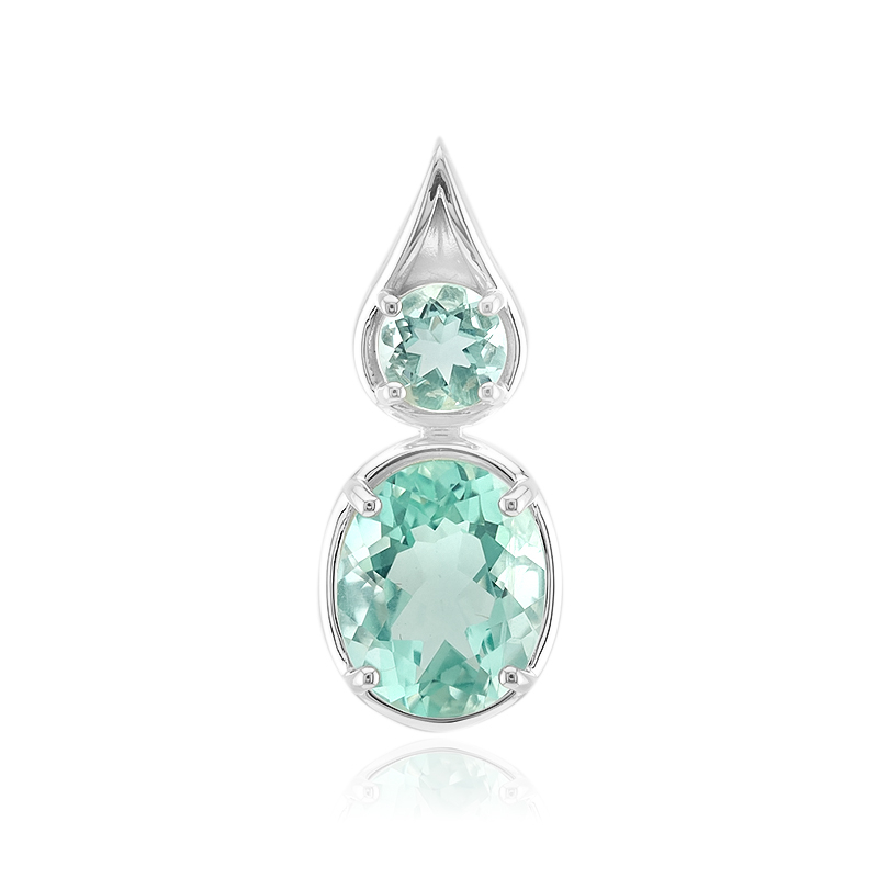 Braldu-Fluorit-Silberanhänger (Pallanova)