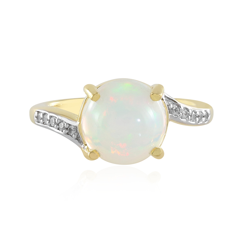 Welo-Opal-Silberring Welo-Opal-Silberring