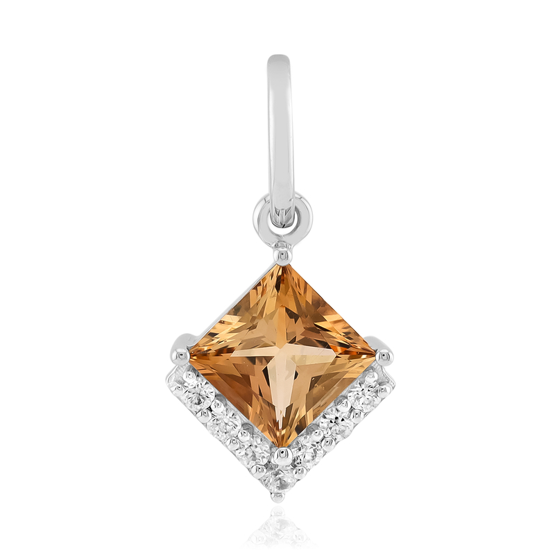 Tepetate-Topas-Silberanhänger Tepetate-Topas-Silberanhänger