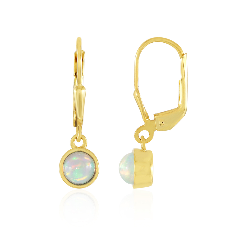 Welo-Opal-Silberohrringe