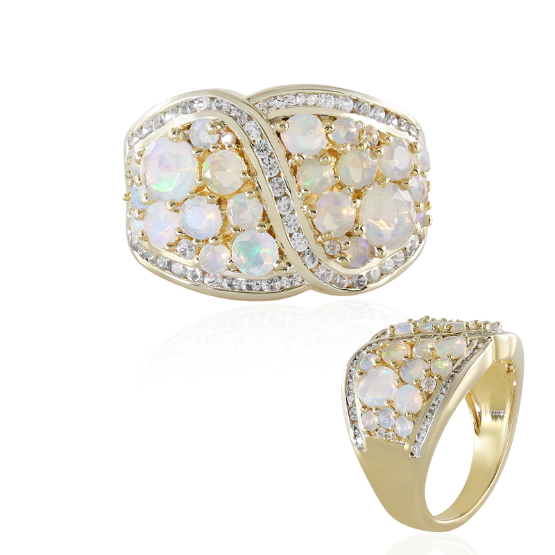 Welo-Opal-Silberring Welo-Opal-Silberring