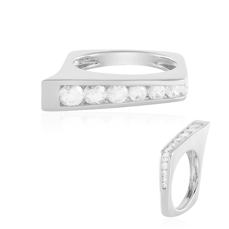 Zirkon-Silberring (de Melo)