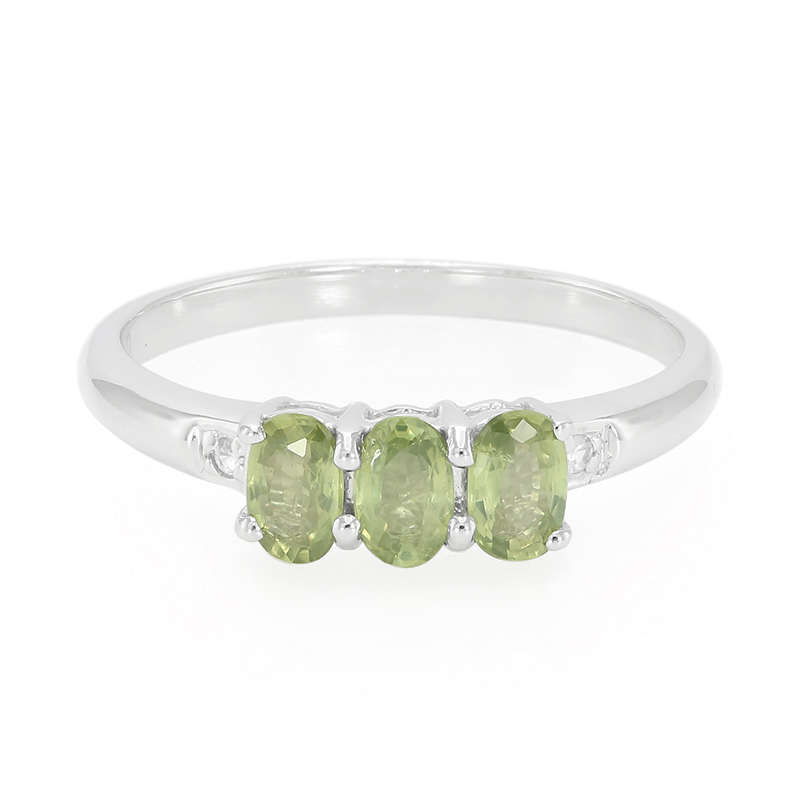 Mosambik-Saphir-Silberring Mosambik-Saphir-Silberring