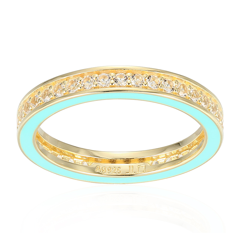 Weißer Topas-Silberring (Adela Silber)