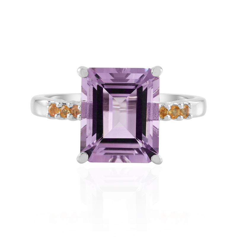 Lavendel-Amethyst-Silberring