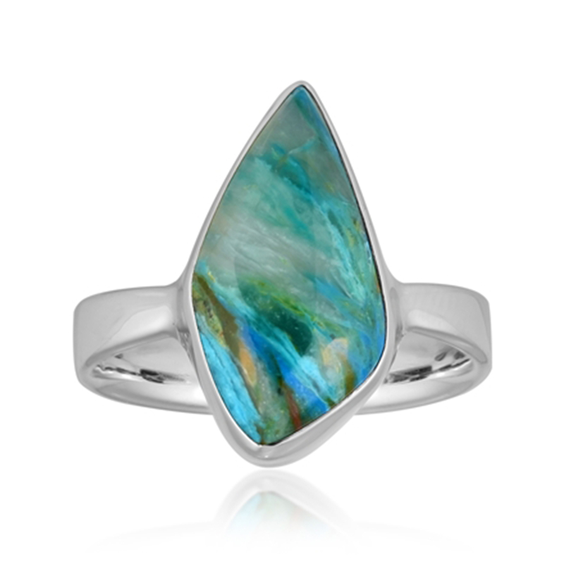Atacama-opal-silverring (Bali Barong) från Juwelo