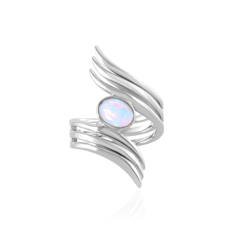 Welo-Opal-Silberring (de Melo) Welo-Opal-Silberring (de Melo)