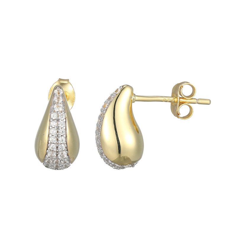 Zirkon-Silberohrringe (Adela Silber) Zirkon-Silberohrringe (Adela Silber)