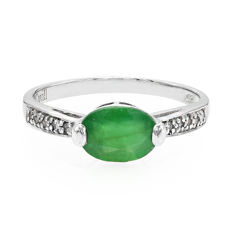 Bahia-Smaragd-Silberring Bahia-Smaragd-Silberring