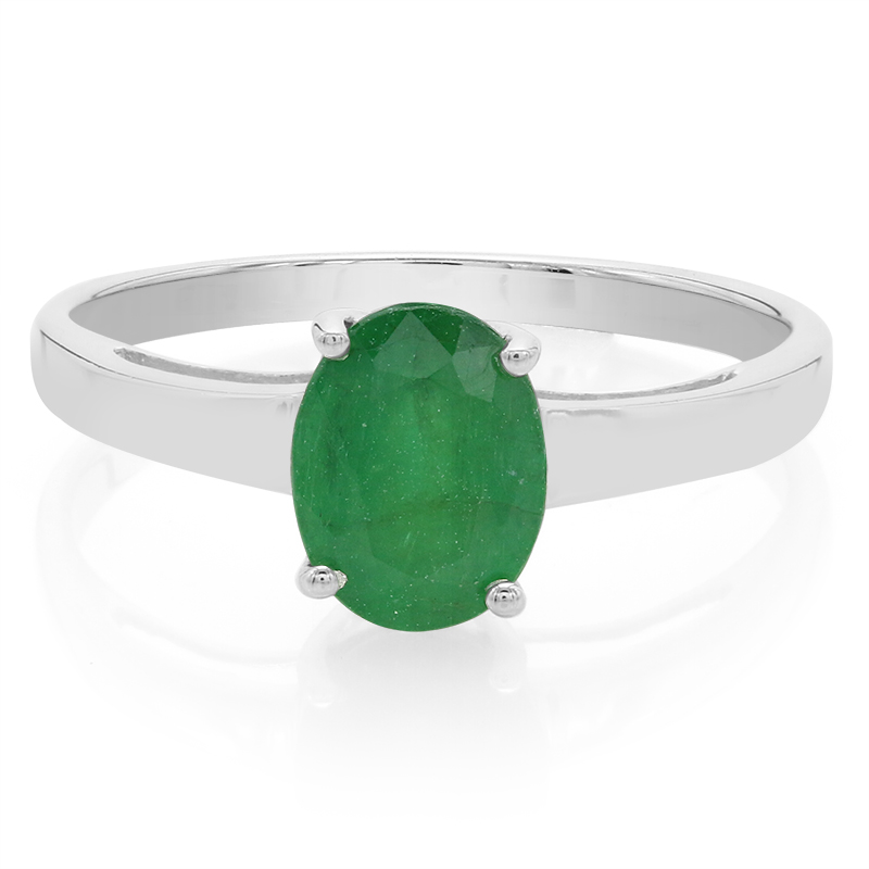 Bahia-Smaragd-Silberring Bahia-Smaragd-Silberring