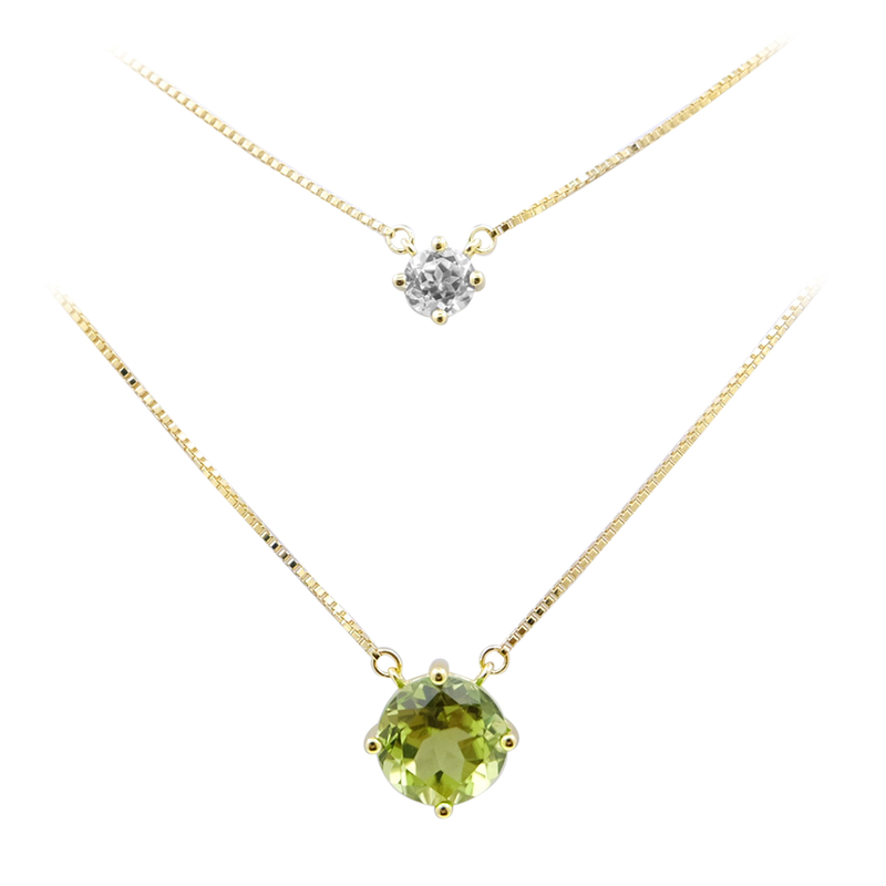 Peridot-Goldcollier (de Melo)