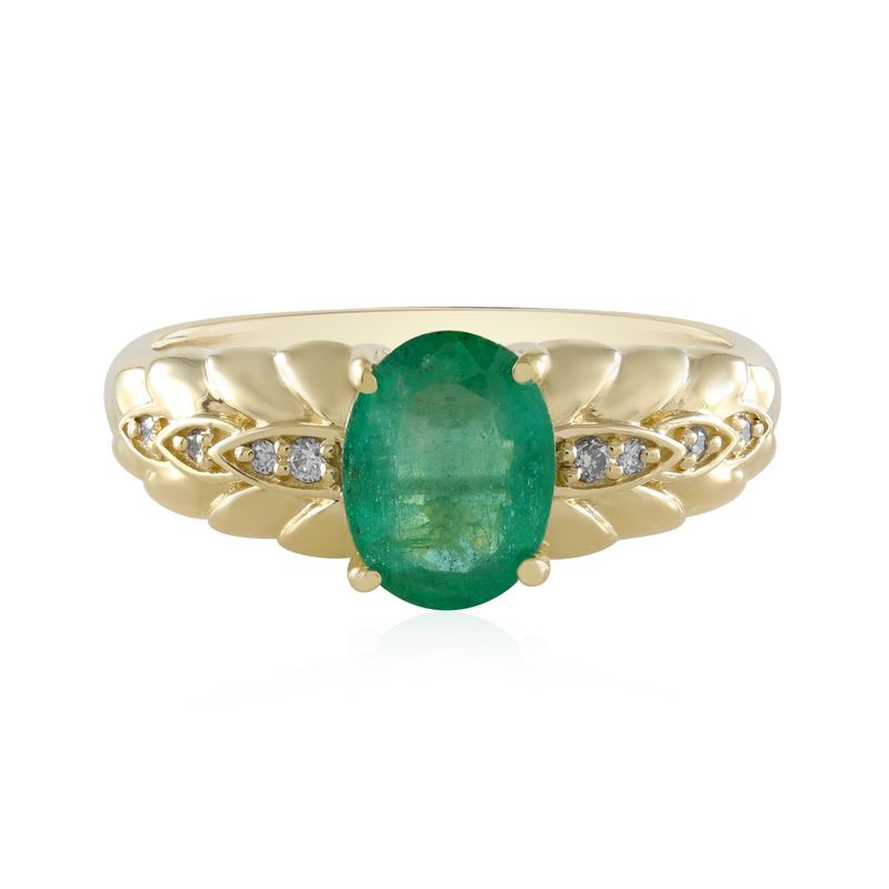 AAA-Sambia-Smaragd-Goldring (de Melo)