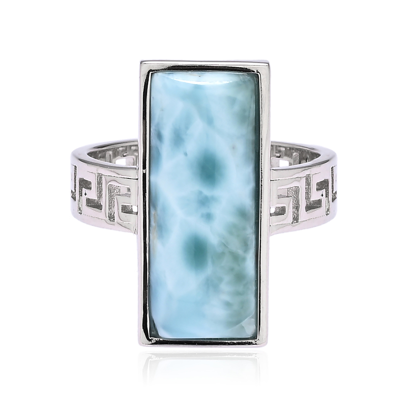 Larimar-Silberring