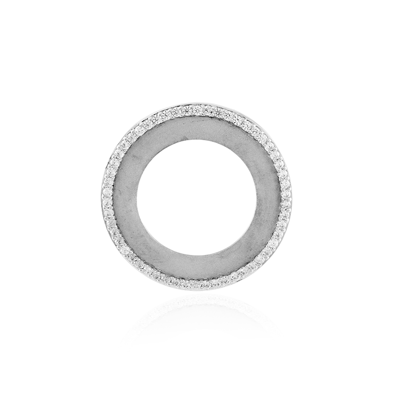 Zirkon-Silberanhänger (MONOSONO COLLECTION) Zirkon-Silberanhänger (MONOSONO COLLECTION)