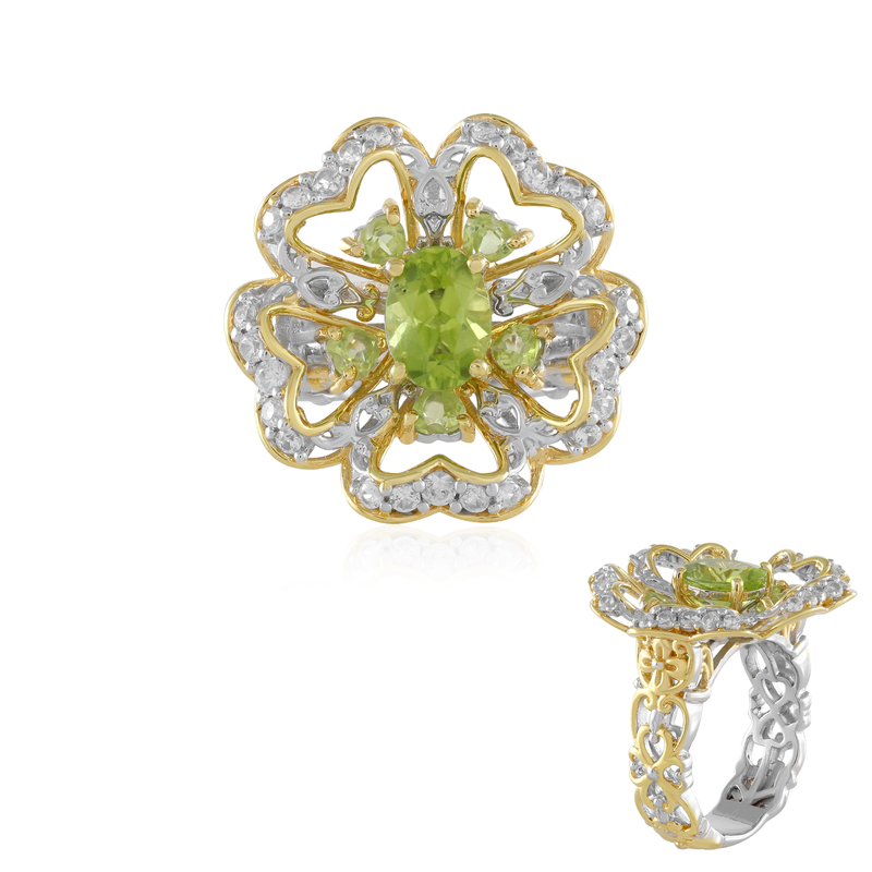 Peridot-Silberring (Gems en Vogue) Peridot-Silberring (Gems en Vogue)