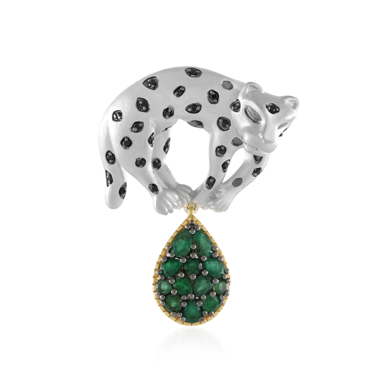 Edelstein-Silberbrosche (Gems en Vogue) Edelstein-Silberbrosche (Gems en Vogue)