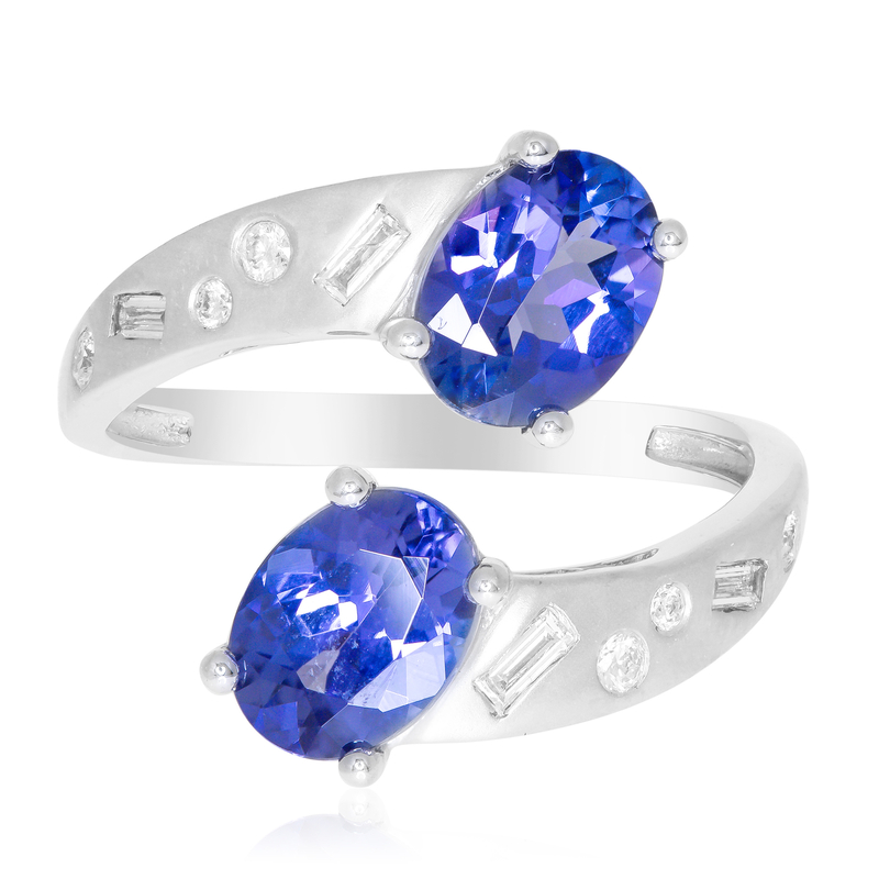 AAA-Tansanit-Goldring (CIRARI)
