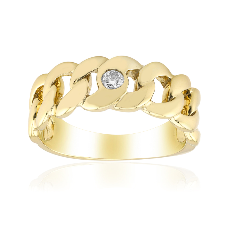 SI1 (G) Brillant-Silberring (Annette)