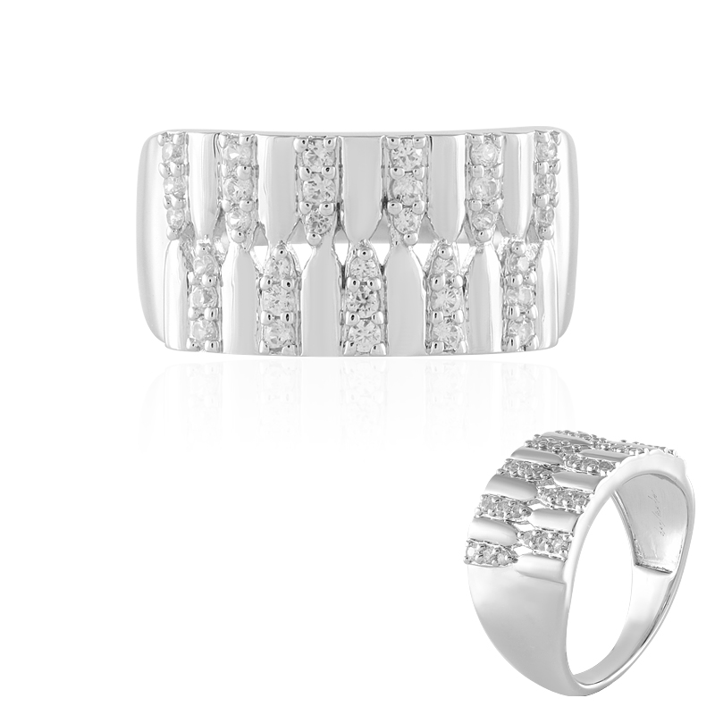 Zirkon-Silberring (de Melo)