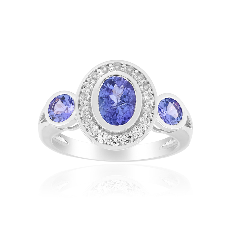 Tansanit-Silberring (Pallanova) Tansanit-Silberring (Pallanova)