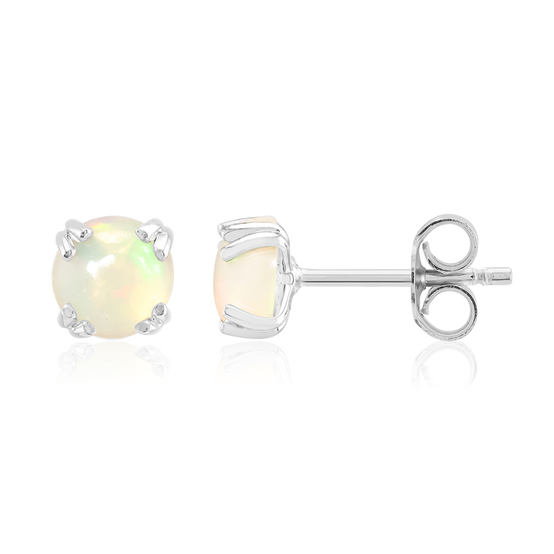 Welo-Opal-Silberohrringe