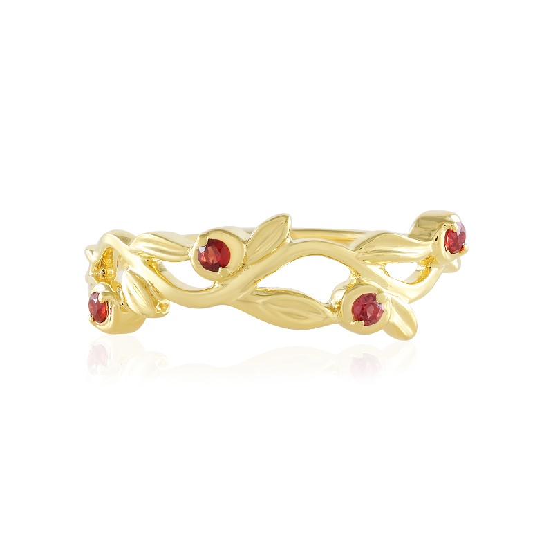 Tansania-Rubin-Silberring