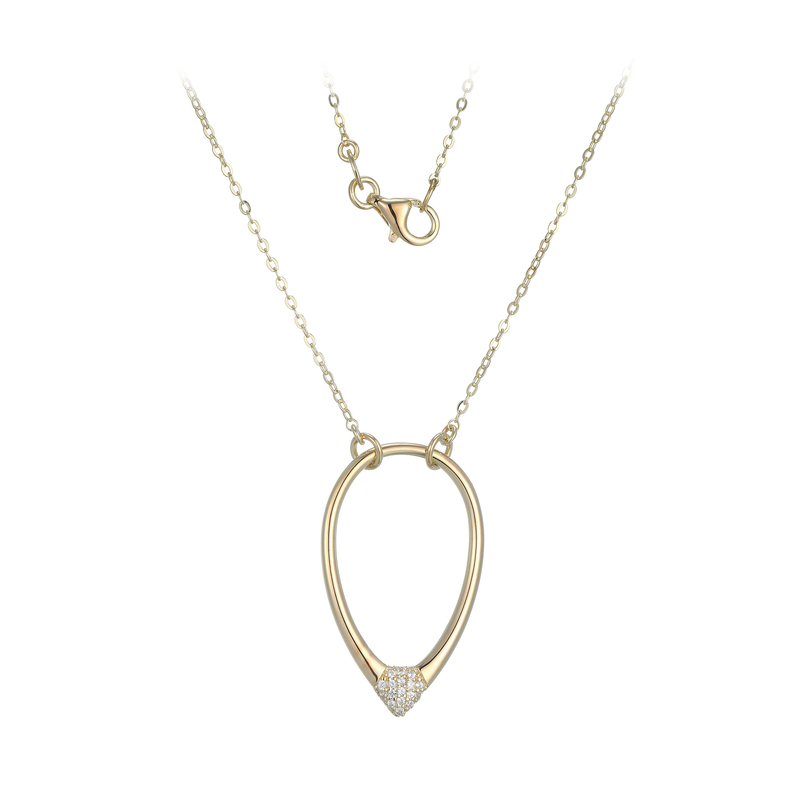 Zirkon-Silbercollier (Adela Silber) Zirkon-Silbercollier (Adela Silber)