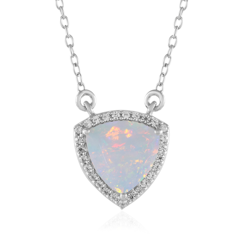 Welo-Opal-Silbercollier