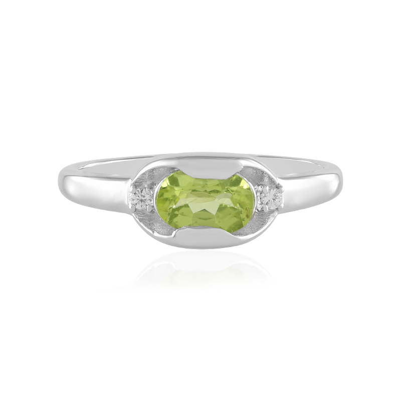 Peridot-Silberring