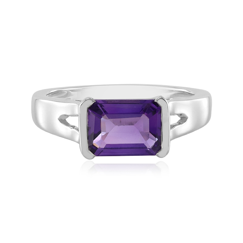Sibirischer Amethyst-Silberring