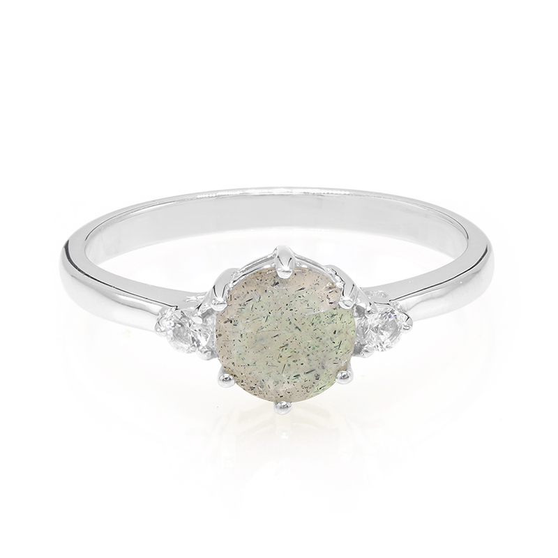 Spektrolith-Silberring