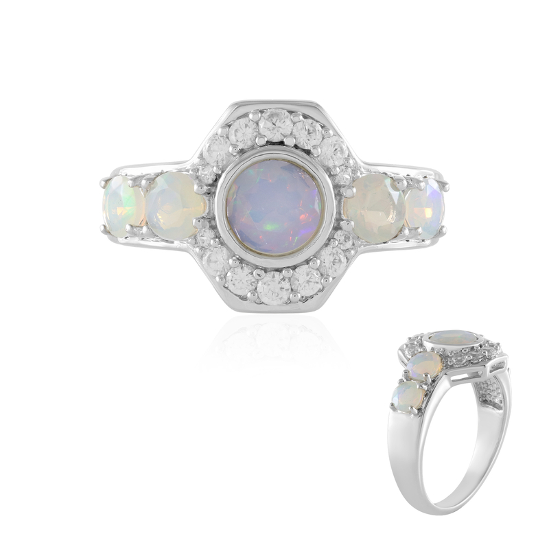 Welo-Opal-Silberring