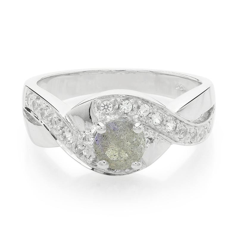 Spektrolith-Silberring Spektrolith-Silberring