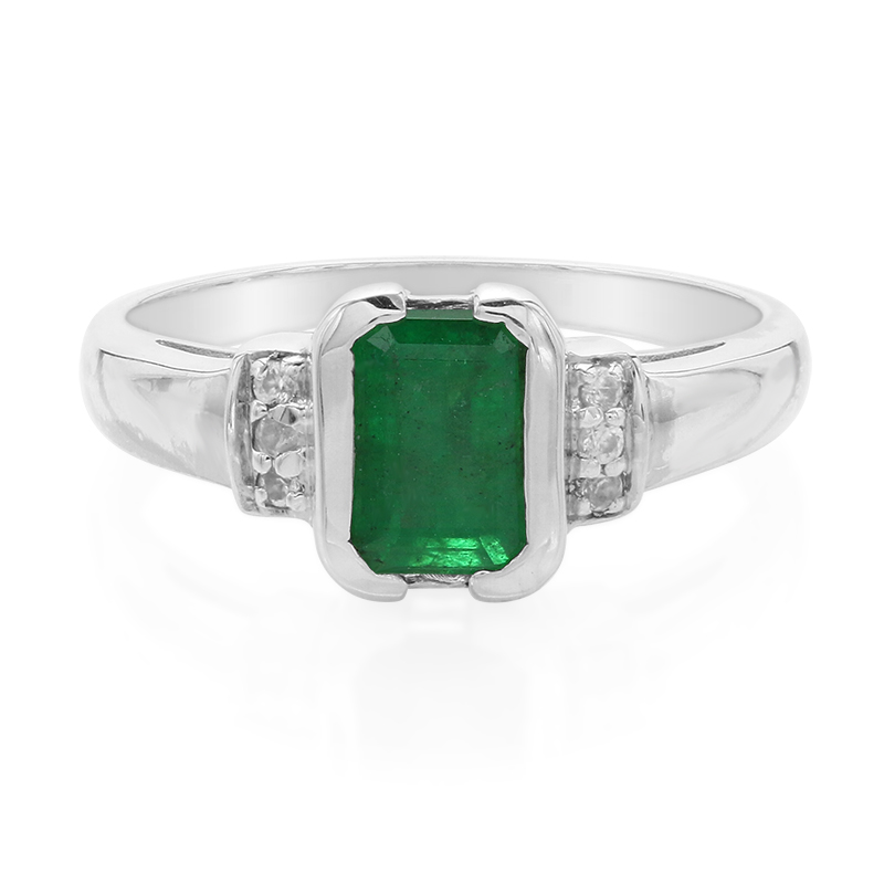 Bahia-Smaragd-Silberring