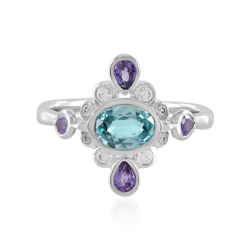 Ratanakiri-Zirkon-Silberring (Adela Silber) Ratanakiri-Zirkon-Silberring (Adela Silber)