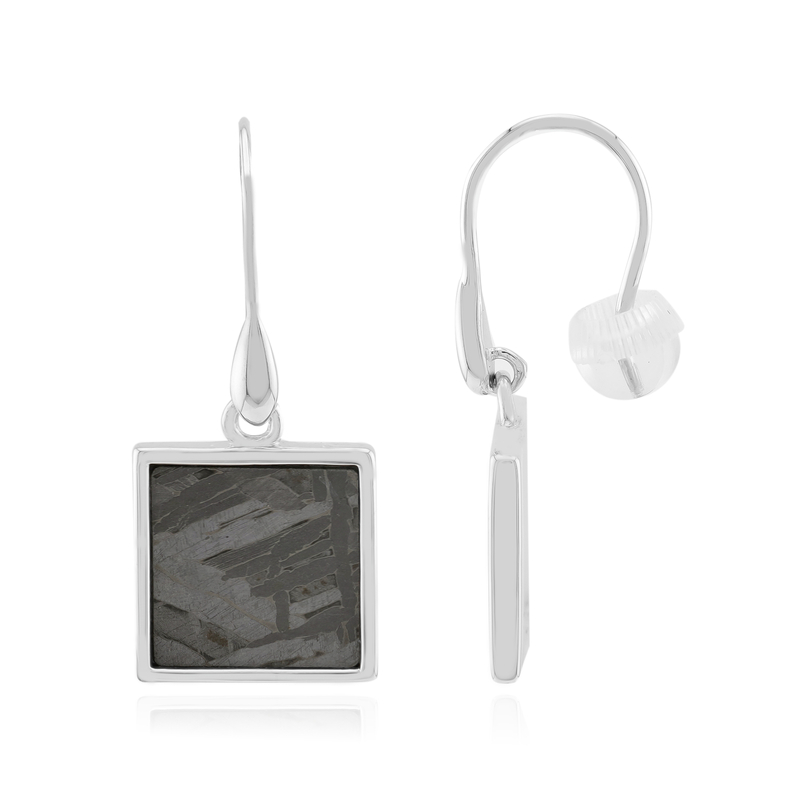 Aletai-Meteorit-Silberohrringe