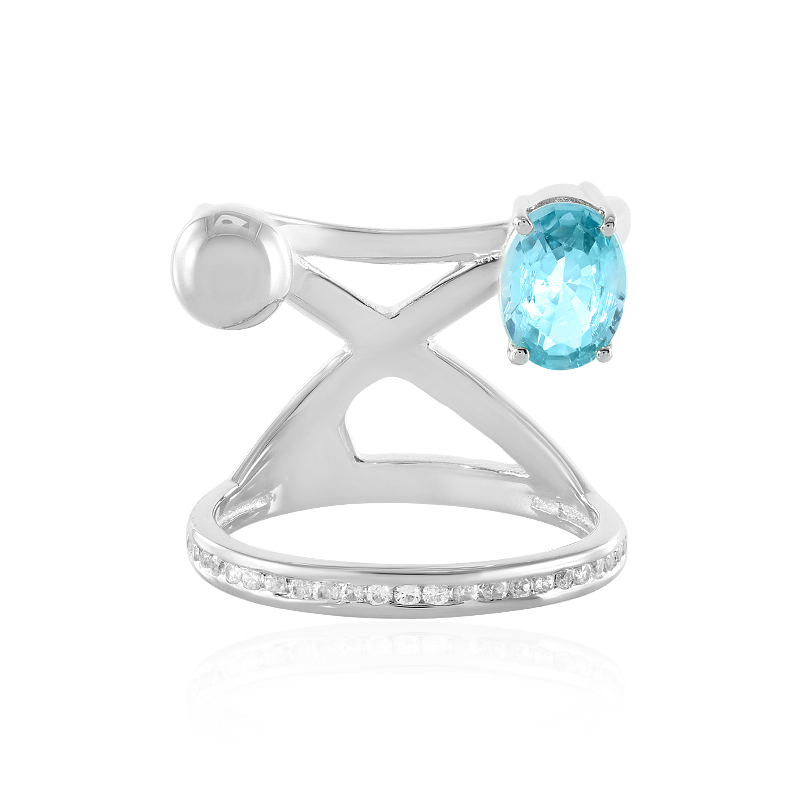 Ratanakiri-Zirkon-Silberring (de Melo)