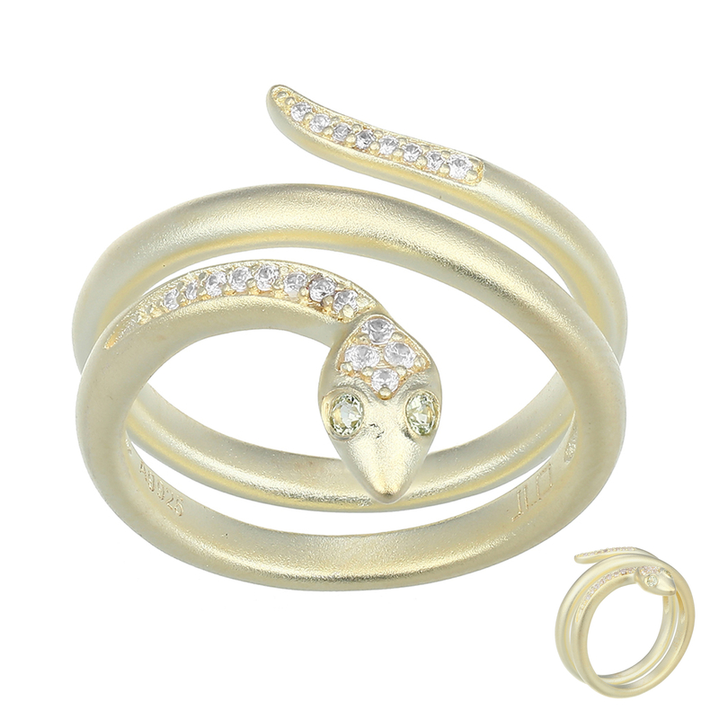 Peridot-Silberring (Adela Silber)