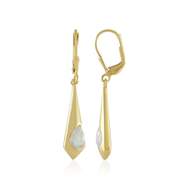 Welo-Opal-Silberohrringe