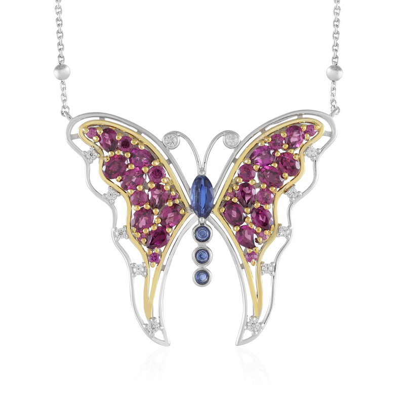 Edelstein-Silbercollier (Dallas Prince Designs)