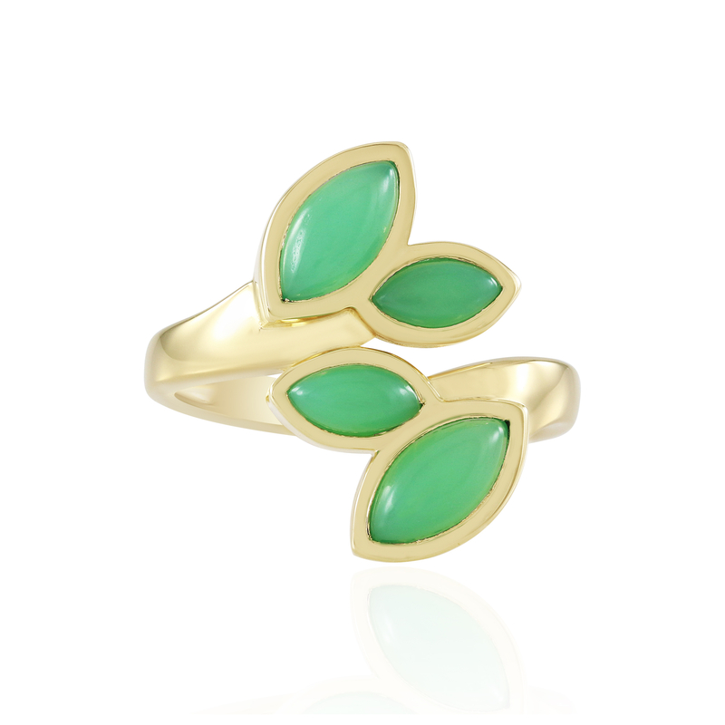 Chrysopras-Silberring (KM by Juwelo)