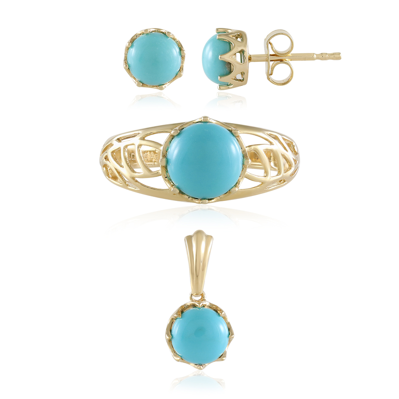 Sleeping Beauty-Türkis-Silberset (Faszination Türkis) Sleeping Beauty-Türkis-Silberset (Faszination Türkis)