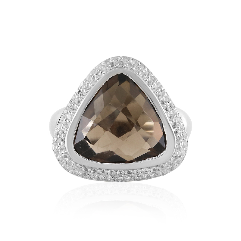 Rauchquarz-Silberring Rauchquarz-Silberring