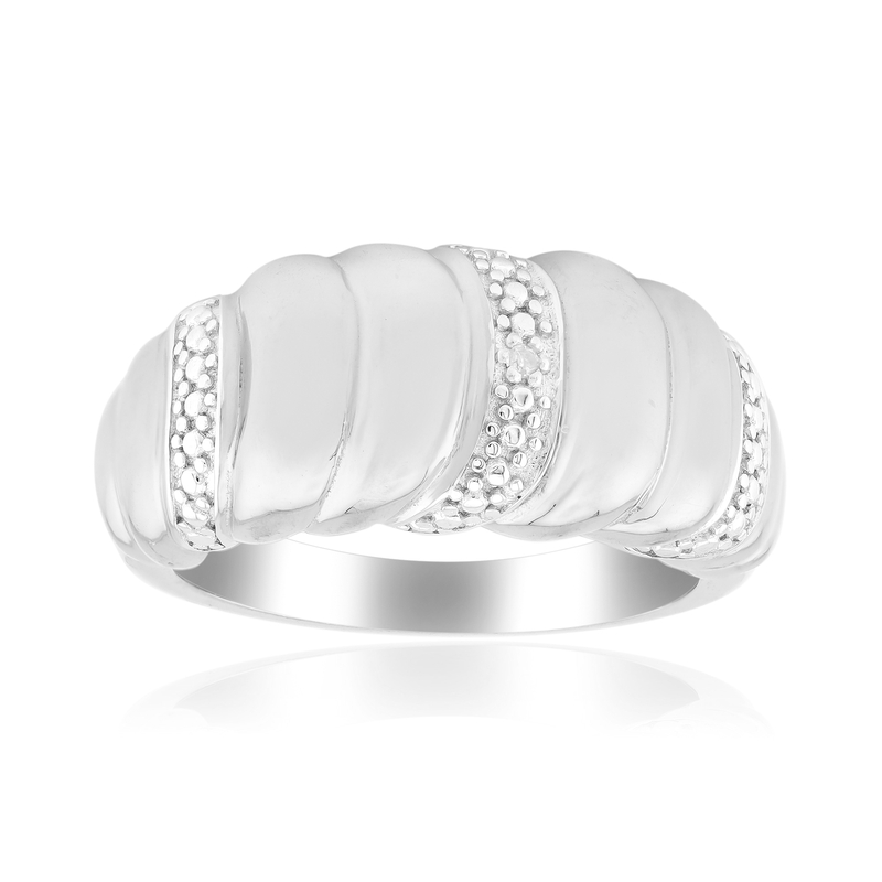 I3 (I) Diamant-Silberring