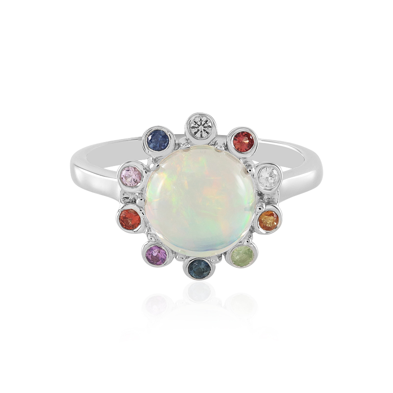 Welo-Opal-Silberring (Adela Silber)