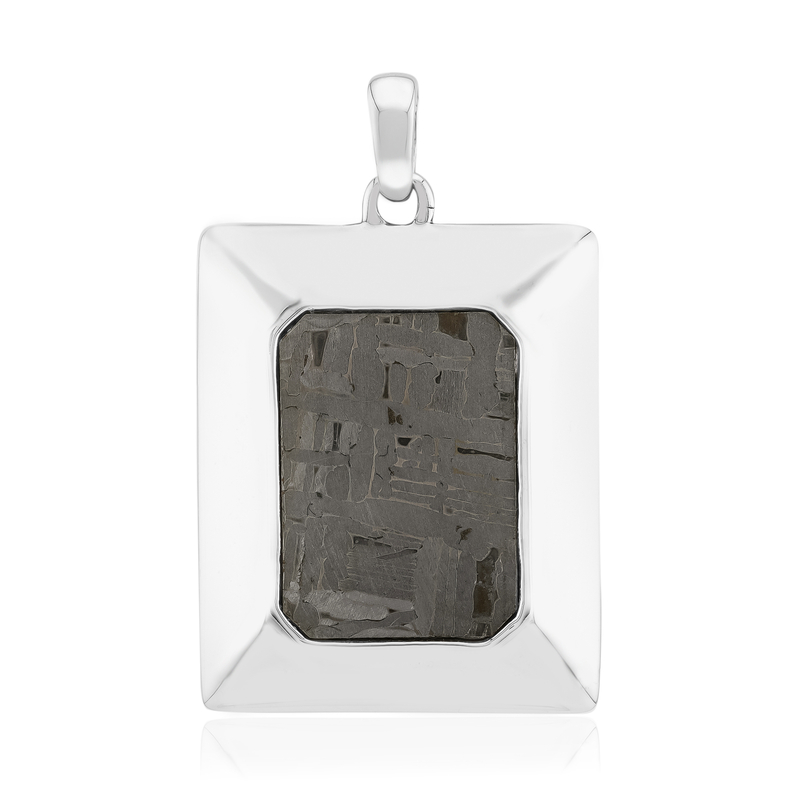 Aletai-Meteorit-Silberanhänger