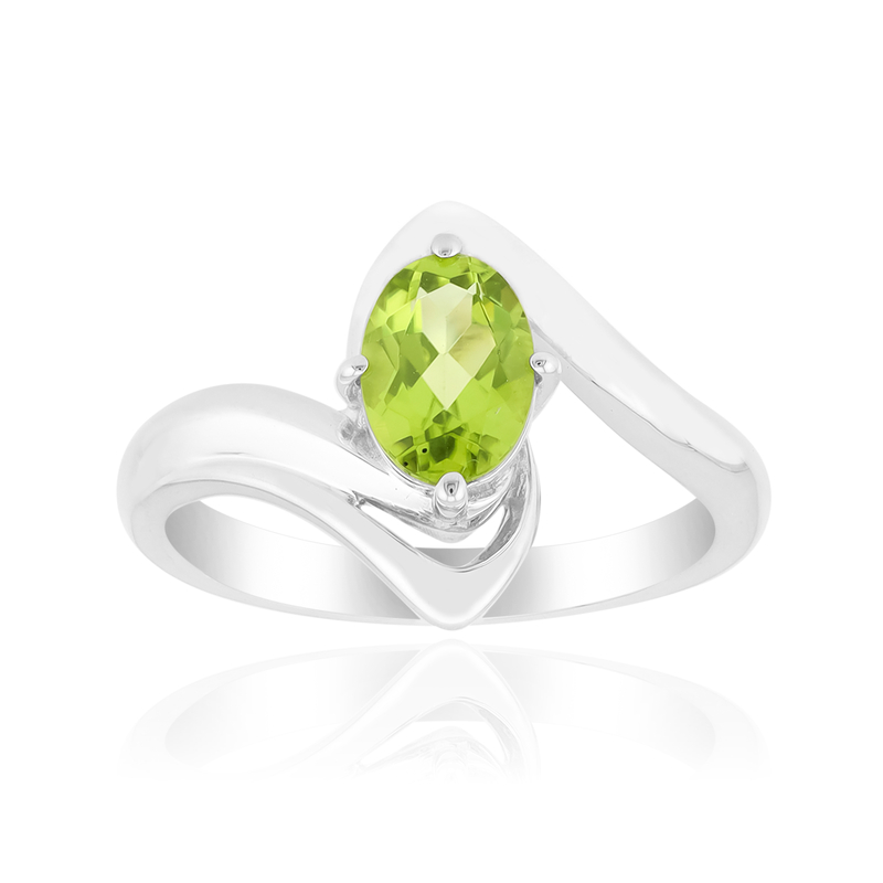 Jilin-Peridot-Silberring (Pallanova)