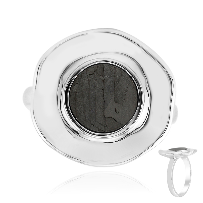 Aletai-Meteorit-Silberring