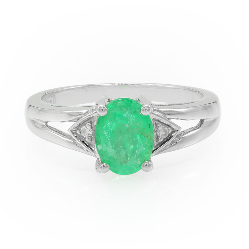 Bahia-Smaragd-Silberring