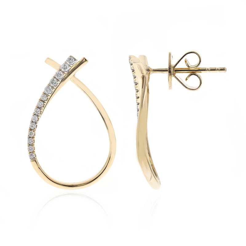 SI2 (H) Brillant-Goldohrringe (CIRARI)